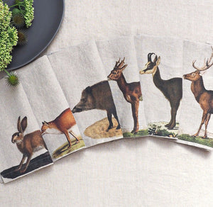 'Wild Animals Linen Tablecloth'