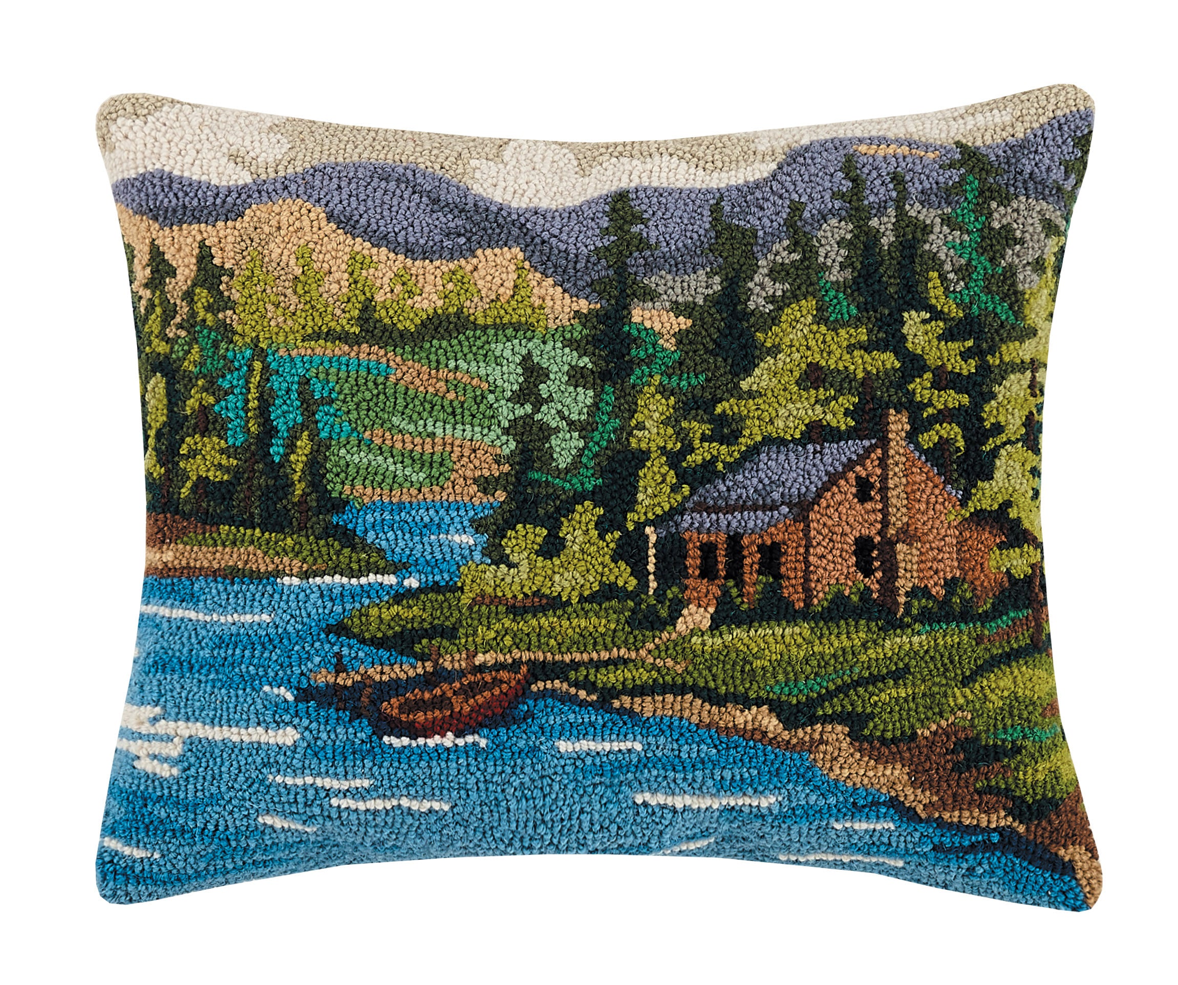 'Lakeside Cabin Cushion'