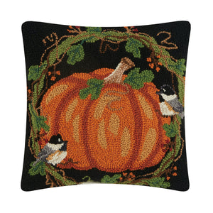 'Pumpkin & Birds Cushion'
