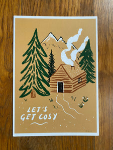 'Let's Get Cosy Print'