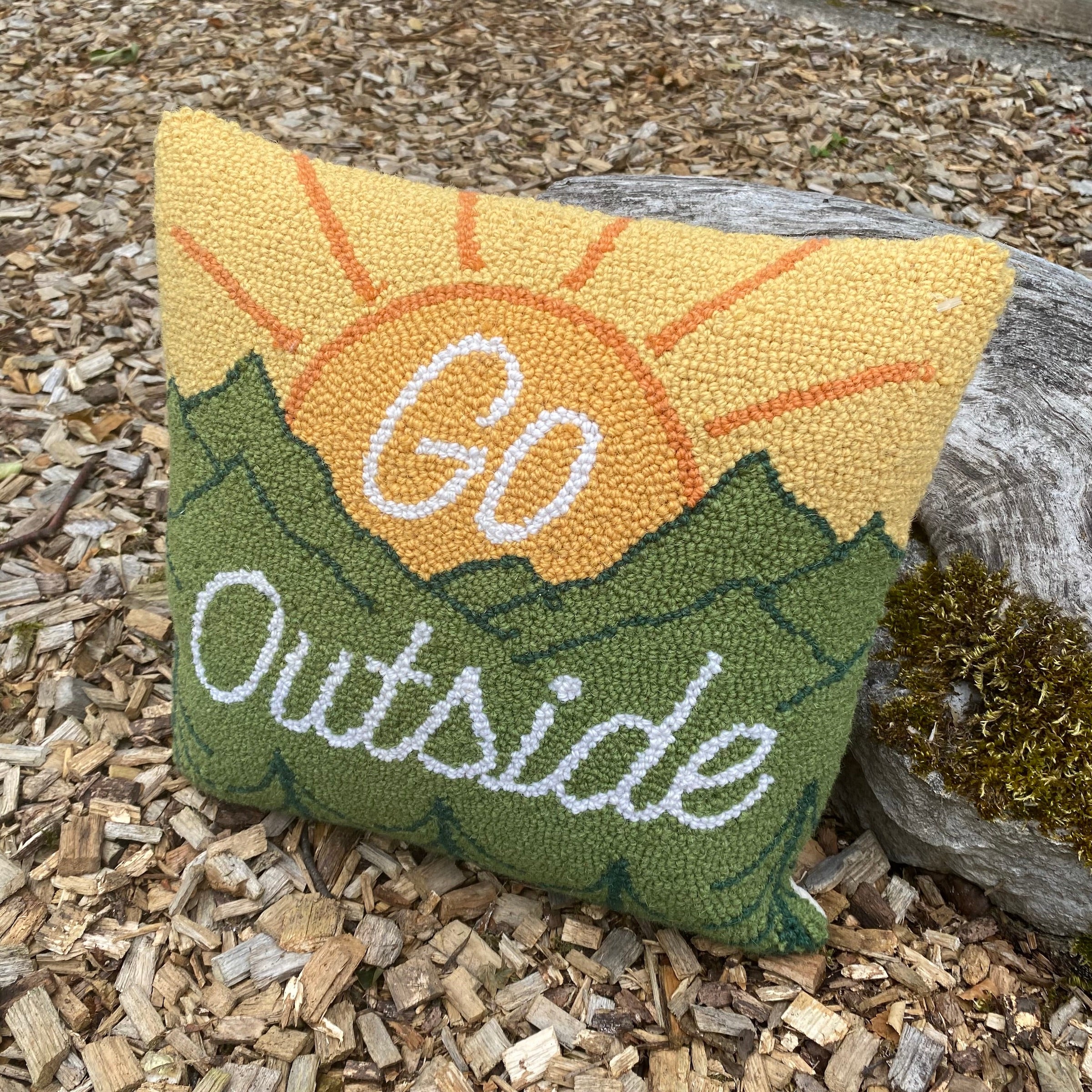 'Go Outside Cushion'