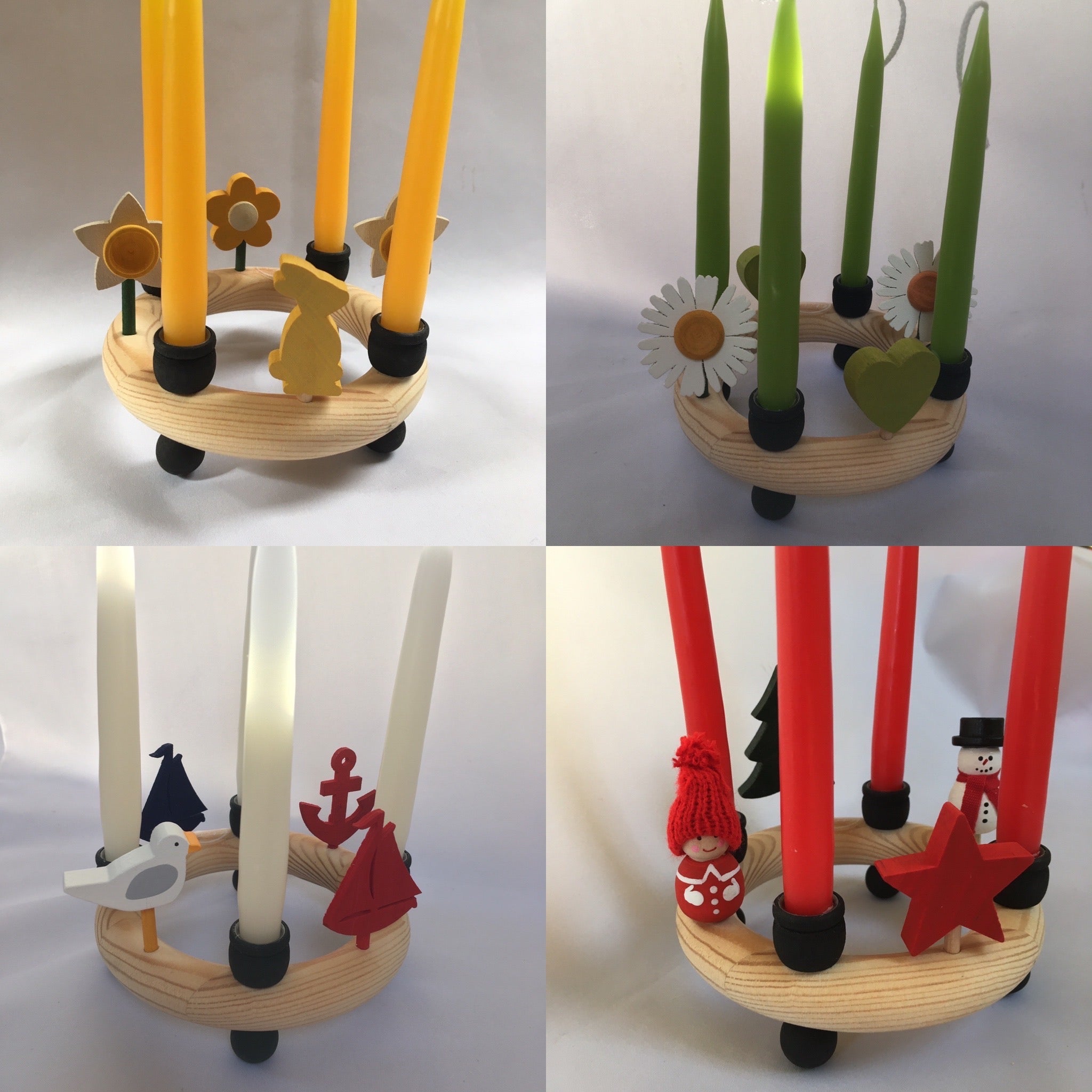 'Seasons Candle Ring Set'