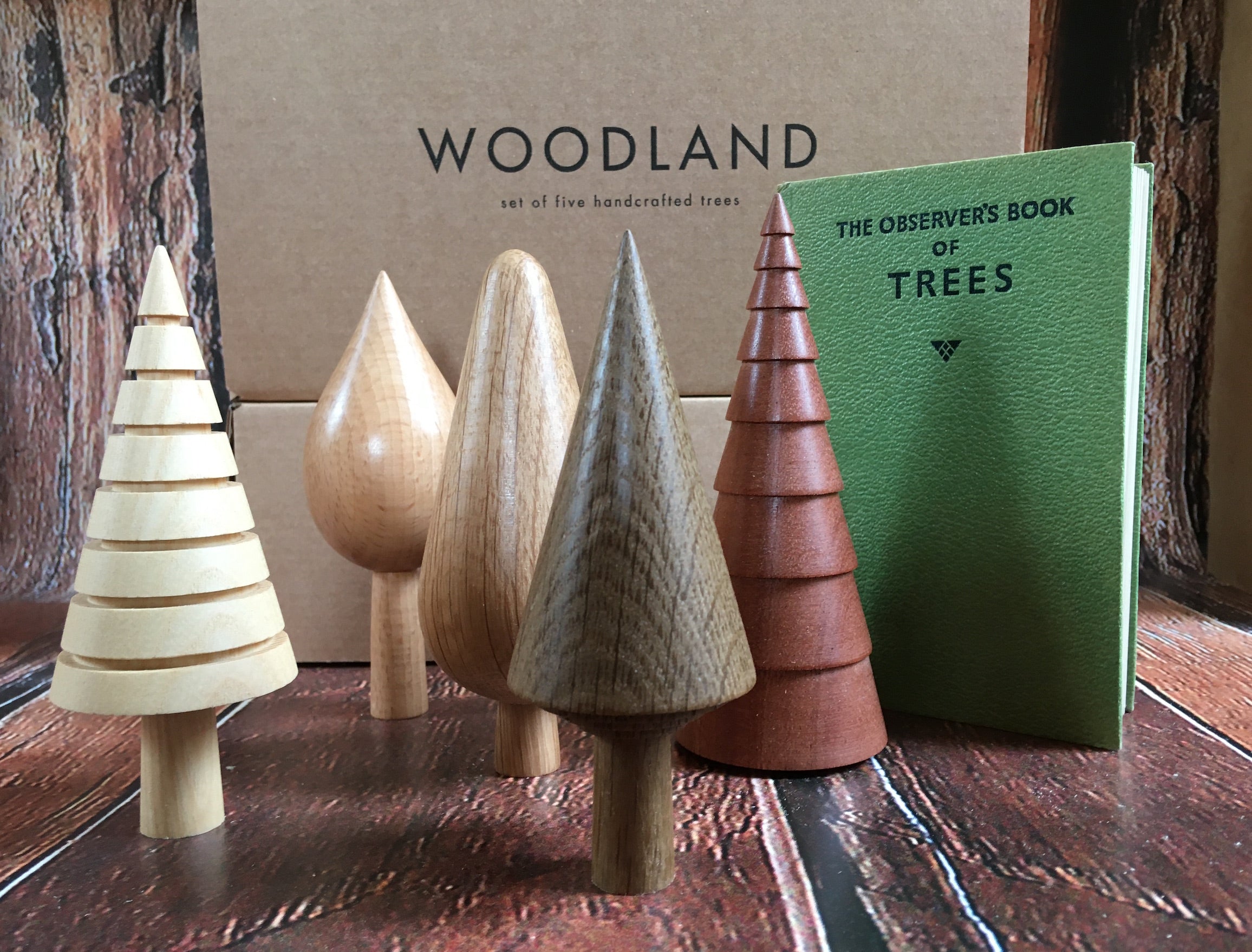Woodland of Hand Crafted Trees