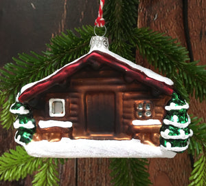 'Log Cabin Christmas Decoration'