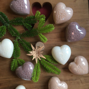 'Alpine Heart Shaped Soaps'