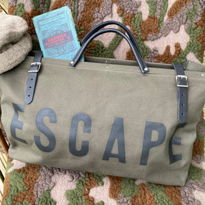 'ESCAPE' Canvas Utility Bag