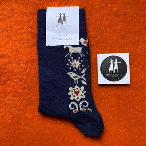 'Swedish Socks by Bengt & Lotta Size SMALL / MEDIUM