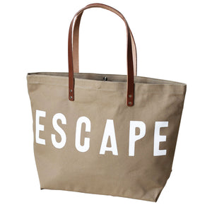 'ESCAPE' Canvas Tote Bag